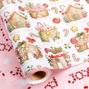 80g Christmas gift <b>wrapping</b> <b>paper</b> New product in stock Butterfly knot candy house series for children and girls Multiple options - Product Image 6