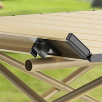 Ensemble de table et de chaises de camping en métal portable ODM pour l'extérieur, meubles modernes en acier inoxydable, accessoires pour la salle de sport