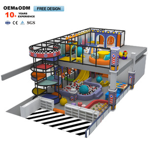 Equipo de Juego Infantil, Laberinto, Tobogán en Forma de Donut y Piscina de Pelotas, Parque Infantil Interior Comercial Colorido en Venta - Product Image 1