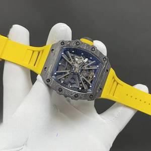 High-quality 1201 integrated tourbillon carbon fiber skeleton automatic winding men's casual nightclub party <b>mechanical</b> <b>watch</b> - Product Image 6