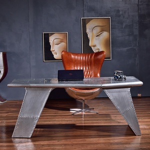 Fábrica al por mayor Vintage aluminio <span class=keywords><strong>Jacobsen</strong></span> Retro giratorio aviador huevo silla alas escritorio para muebles de sala de estar - Product Image 4