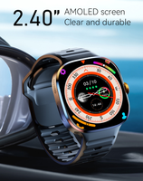 Reloj Inteligente de Monitoreo de Salud con Pantalla AMOLED, Correa de Silicona, Monitor de Frecuencia Cardíaca Magnético, Monitorización del Sueño, Videollamadas, Resistente al Agua IP67