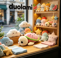Boneka Karakter Kura-kura Semangka Lembut Isi Dakron untuk Hadiah Promosi Boneka Plush Kustom