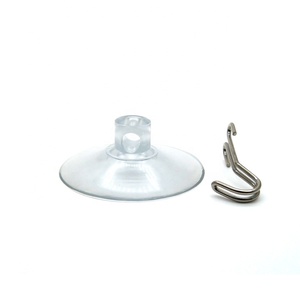 Cốc Hút Chân Không Bằng Nhựa Trong Suốt Đường Kính 55Mm Mạnh Mẽ Có Móc Kim Loại - Product Image 3