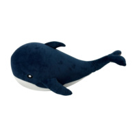 Fauteuils poufs personnalisés en gros pour enfants, motif dauphin mignon, housse de pouf en forme d'animal en peluche de haute qualité, fauteuil pouf anime