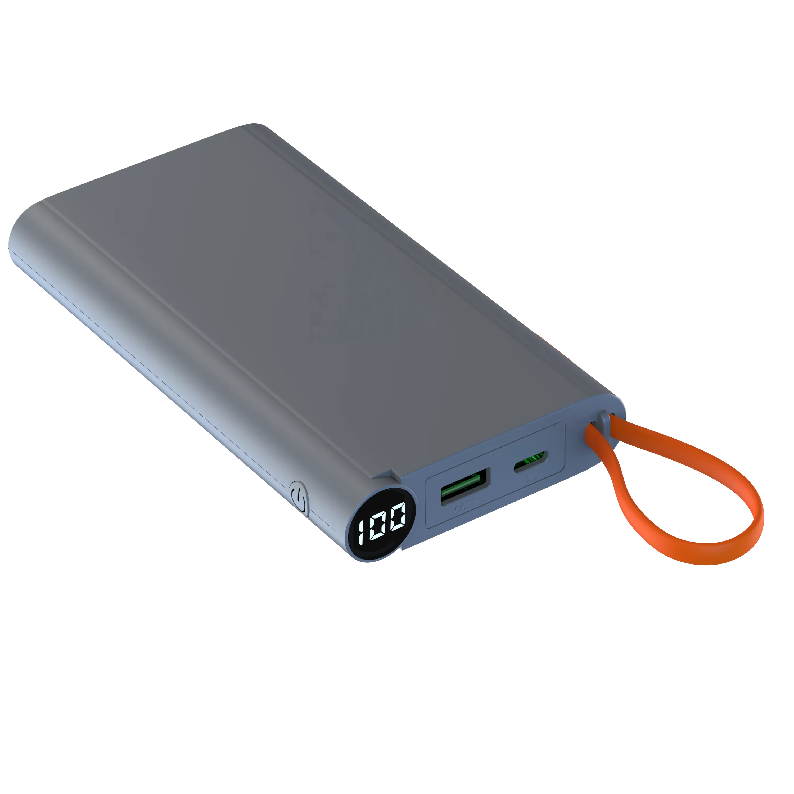 Power Bank caricabatteria portatile Power Bank da 22.5W con cavo integrato di tipo C e Display digitale