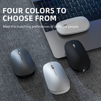 Souris sans fil silencieuse légère rechargeable mini laser double mode 2,4 G pour ordinateur portable PC en stock