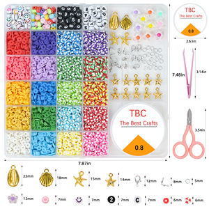 Set Completo di Perline WingArt Personalizzabili per Creazione di Gioielli, Kit Colorato Fai-da-Te per Bambini con Perline Acriliche e Ciondoli - Product Image 6