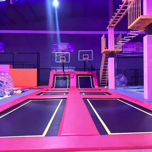 Filet de protection pour trampoline à ressorts pour enfants, respectueux de l'environnement, résistant aux intempéries, sûr, en matériau PP souple, pour le divertissement familial - Product Image 5