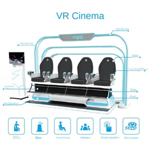 Simulador de Cine 9D VR, Juego de Plataforma de Movimiento 4D para Exteriores, Simulador de Vuelo, Equipo de Realidad Aumentada/Mixta para Centros Comerciales, Fabricado en Metal Resistente - Product Image 4