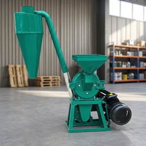 Moulin à farine domestique pour animaux, maïs, blé, céréales, petite capacité 2000g, avec moteur - Product Image 3