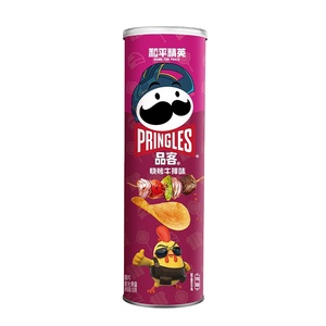 Priingles Potato Chips <strong>Barbecue</strong> Original Casual Afternoon Tea <strong>Snack</strong> Party <strong>Snack</strong> Canned - Product Image 1