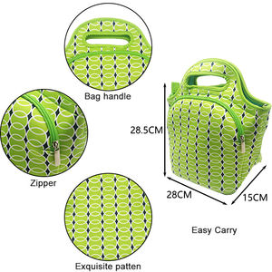 <span class=keywords><strong>Wilson</strong></span> Custom Company Logo Zipper Balle de <span class=keywords><strong>tennis</strong></span> Sacs à lunch isothermes pour enfants Femmes Hommes Sacs à lunch isolés en néoprène avec sangle - Product Image 3