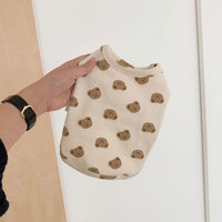 Vêtements de printemps pour animaux de compagnie : T-shirt basique à deux pattes, motif vent d'été, pour chiens, chats et petits chiots
