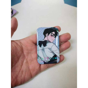 เข็มกลัดรูปสี่เหลี่ยมผืนผ้า 6 ชิ้น/ชุด ฉลองครบรอบ อนิเมะเกาหลี ตัวละครจากเวที  มิซิ ซัว อีวาน ทิล ฮยอน ลูก้า สำหรับคอสเพลย์ ตกแต่ง - Product Image 5