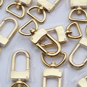 Nhà Sản Xuất Trực Tiếp Bán 24K Vàng Clasp Hook Shoulder Strap Clasp Dog Buckle Đa Kích Thước Kim Loại Clasp Bag Buckle Sửa Chữa Túi - Product Image 3