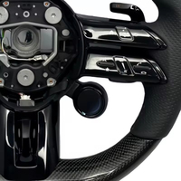 Volant en fibre de carbone pour Mercedes Benz A35 A45 C63 C43 E53 E63 G63 G500 G55 AMG GT S63 GLE63 GLA45 W223