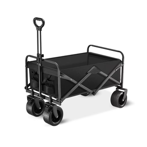 Carrello da Spiaggia Pieghevole a Quattro Ruote, Grande Capacità, Robusto, Carrello Utilitario Pieghevole, Trolley Portatile da Giardino - Product Image 6