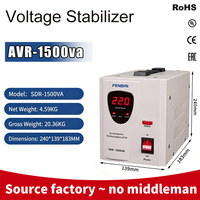 Régulateur de tension AC monophasé 220V, stabilisateur automatique pour appareils ménagers et équipements électriques