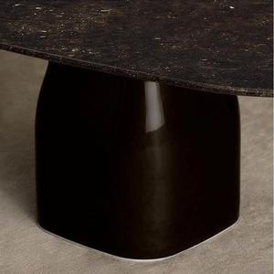 Set da Pranzo di Lusso in Marmo Italiano, Tavolo Ovale Stabile per 4 Persone, Arredamento Moderno di Alta Gamma per Casa, Hotel e Villa - Product Image 4