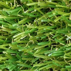 Popular estera de hierba verde material duradero paisaje alfombra sintética hierba artificial