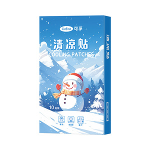 Cofoe – patchs rafraîchissants, 10 pièces, cristaux de glace non toxiques pour soulager la fièvre et prévenir les coups de chaleur chez les enfants - Product Image 1