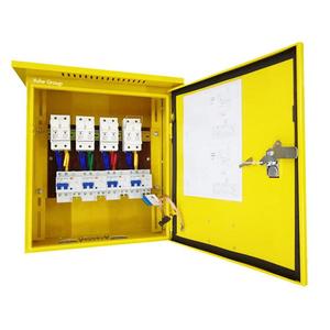 Gabinete Eléctrico Portátil con Clasificación IP54 para Obras de Construcción, con Interruptores Transparentes y Entrada de Cables Personalizable - Product Image 3