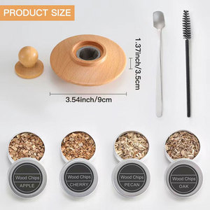 Kit <span class=keywords><strong>de</strong></span> <span class=keywords><strong>fumage</strong></span> pour cocktails et whisky, comprenant des <span class=keywords><strong>copeaux</strong></span> <span class=keywords><strong>de</strong></span> bois et des pierres à whisky, outils <span class=keywords><strong>de</strong></span> <span class=keywords><strong>fumage</strong></span> professionnels pour barman - Product Image 4