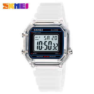 <b>Skmei</b> Digital <b>Watch</b> Men Women 5ATM Water Resistant Sport Electronic <b>Watch</b> Black Strap Unisex Student Alarm Clock Timepiece - Product Image 5