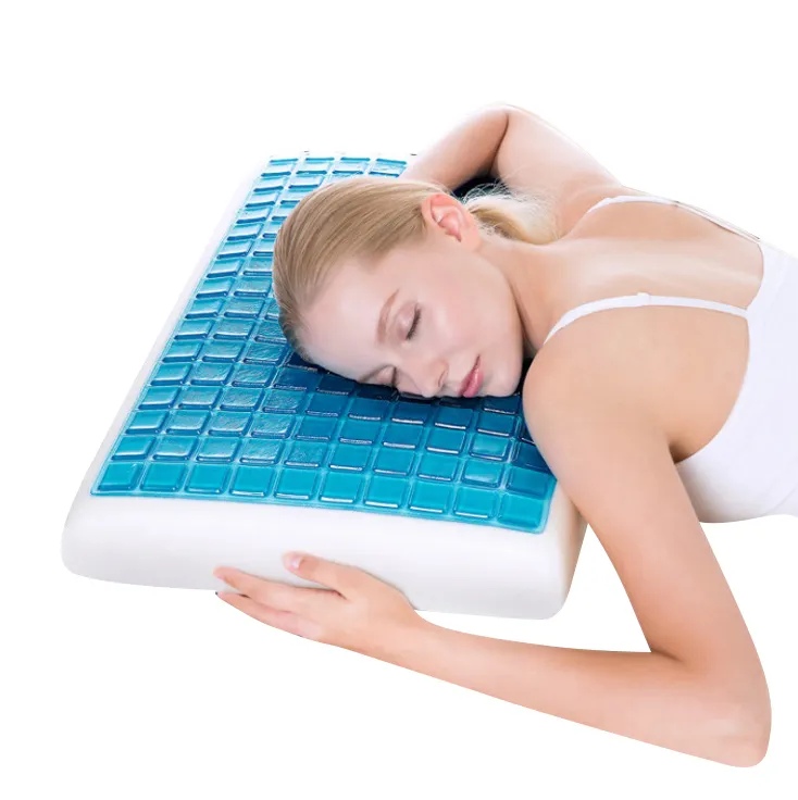 Memory Foam Pillow with Cooling Gel Double-Sided Pillow for summer and winter, Soft and Comfortable Orthopedic Support
