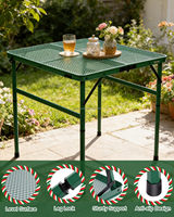 Table pliante portable d'extérieur personnalisable CE, haute qualité, réglable, légère, pour cuisine, camping, pique-nique, repas, voyage