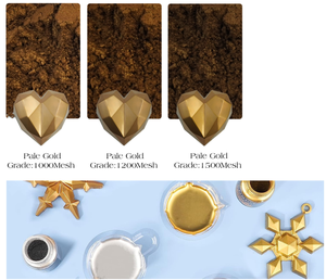 Pigmento Oro Polvere Bronzo Puro <span class=keywords><strong>Rame</strong></span> Chiaro Intenso per Resina Inchiostro Vernice Stampa Rivestimento - Product Image 6