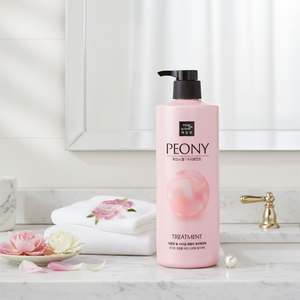 Après-shampoing Coréen Parfumé aux Fleurs de Pivoine 1000ml Effet Brillant et Lissant pour Tous Types de Cheveux - Product Image 3