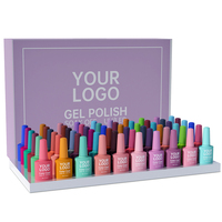 Fournitures pour ongles Kaga échantillon gratuit ensemble de vernis gel de base longue durée Uv Gel Soak Off 15ml60 pcs kit de vernis à ongles en gel de couleur
