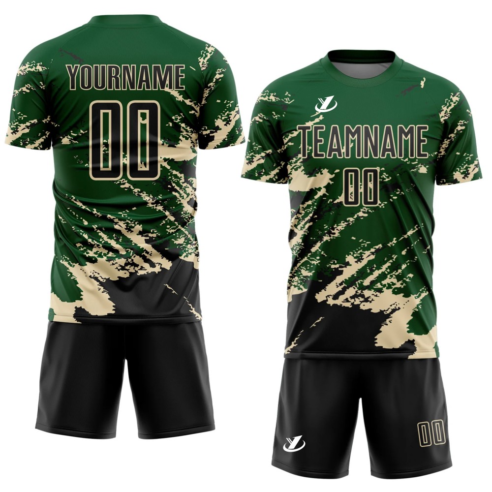 Negro blanco verde