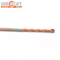 Foret à béton à tête plate EUROCUT YG8, acier à haute teneur en carbone, pour pierre et maçonnerie
