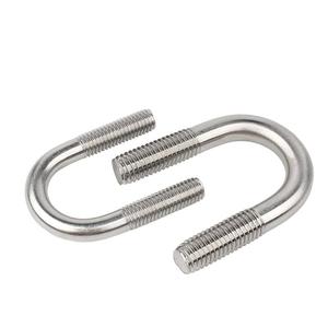 Dispositivo di fissaggio <span class=keywords><strong>Handan</strong></span> Changlan M6-M20 acciaio al carbonio DIN 3570 U-bulloni testa esagonale raccordo SS304 per V-bullone fornitore della porcellana - Product Image 2