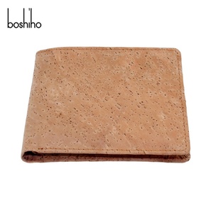 Boshiho Hot Sell Vegan Cork Customized Logo <b>RFID</b> Men <b>Wallet</b> for Men - Product Image 3