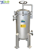 Filtration additive pour la fabrication du papier séparateur industriel de solide-liquide 3 4 5 6 7 8 10 boîtier de filtre en acier inoxydable multi-sacs