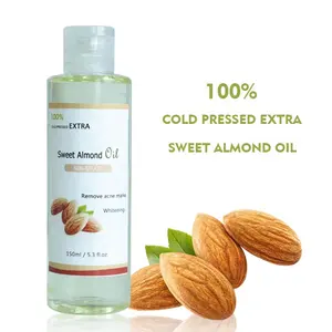 Aceite de almendras dulces de masaje de cuidado corporal eficaz saludable hidratante orgánico natural puro