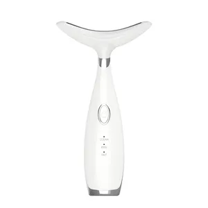 Máquina elétrica de lifting facial sem fio, dispositivo anti-rugas, massageador EMS para lifting facial e pescoço, linha V quente e fria