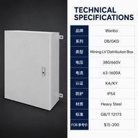Boîtier de distribution de commutation basse tension Wanbo-381 pour l'exploitation minière avec certification KA KY pour armoire électrique extérieure et panneau de commande