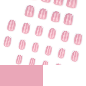 3940 <span class=keywords><strong>Uñas</strong></span> Postizas Clásicas Minimalistas Francesas con Bordes Blancos, Diseño Cuadrado Corto, <span class=keywords><strong>Uñas</strong></span> Artificiales a Presión, Personalizables - Product Image 3