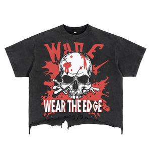 Camiseta Oversize Personalizada al por Mayor, Estilo Vintage Streetwear, 100% Algodón, con Gráficos Desgastados para Hombre - Product Image 1