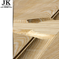 Porte de mosquée en bois JHK-S05 Designs de porte de chambre en bois dans une porte creuse en placage de bois