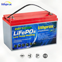Batterie marine LiFePO4 à semi-conducteurs 24V 120AH, 6000+ cycles, chauffage à basse température, BMS BT, Bus CAN, M8, CE, RoHS, IP67, OEM/ODM