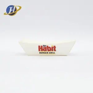 Scatola di carta bianca una tantum di vendita diretta della fabbrica del Vietnam può essere personalizzata con logo commerciale scatola di imballaggio per snack di pollo fritto