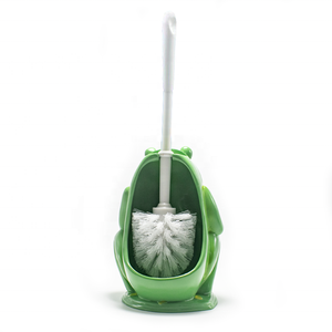 Accessoires de salle de bain en résine de haute qualité, résistants à la rouille, avec un adorable motif de grenouille, <span class=keywords><strong>porte</strong></span>-brosse de toilette - Product Image 6