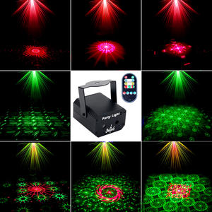 Láser 32 patrones RGB Led Magic Party Disco Ball Beam proyector de luz para Stage Club KTV Theatre Bar Show Event Home Theater - Product Image 2