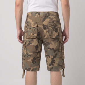 Pantalones Cortos Cargo de Camuflaje para Hombre OEM ODM, Tallas Grandes, con Múltiples Bolsillos con Cremallera, Ropa Casual para Senderismo al Aire Libre, Largura hasta la Rodilla TKAN7742 - Product Image 3